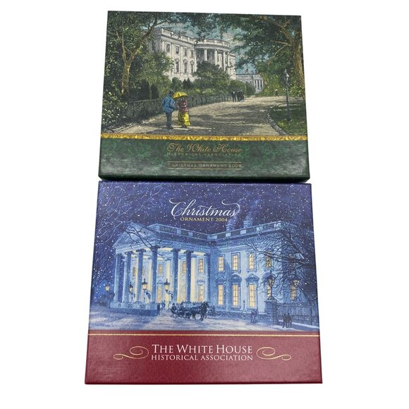 The White House Historical Association Christmas Ornaments in Box’s 2004 & 2005 - Picture 2 of 5